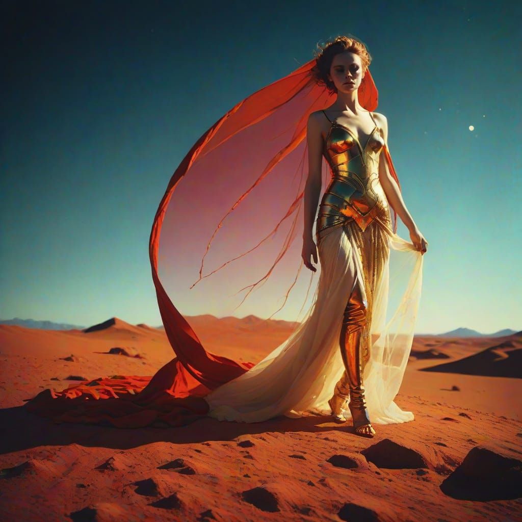 Divine Gilded SolarPunk Autochrome