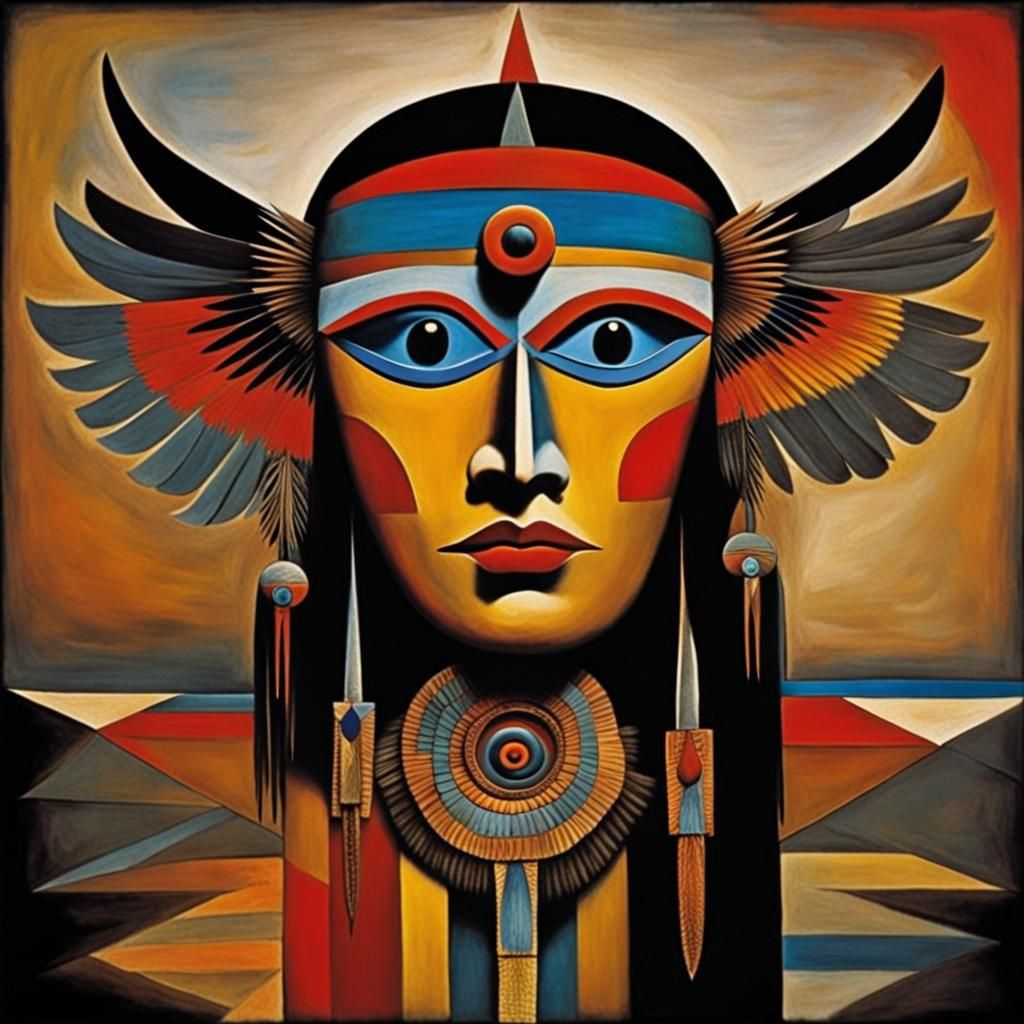 Native American Thunderbird, Salvador Dali collaboration Pau...