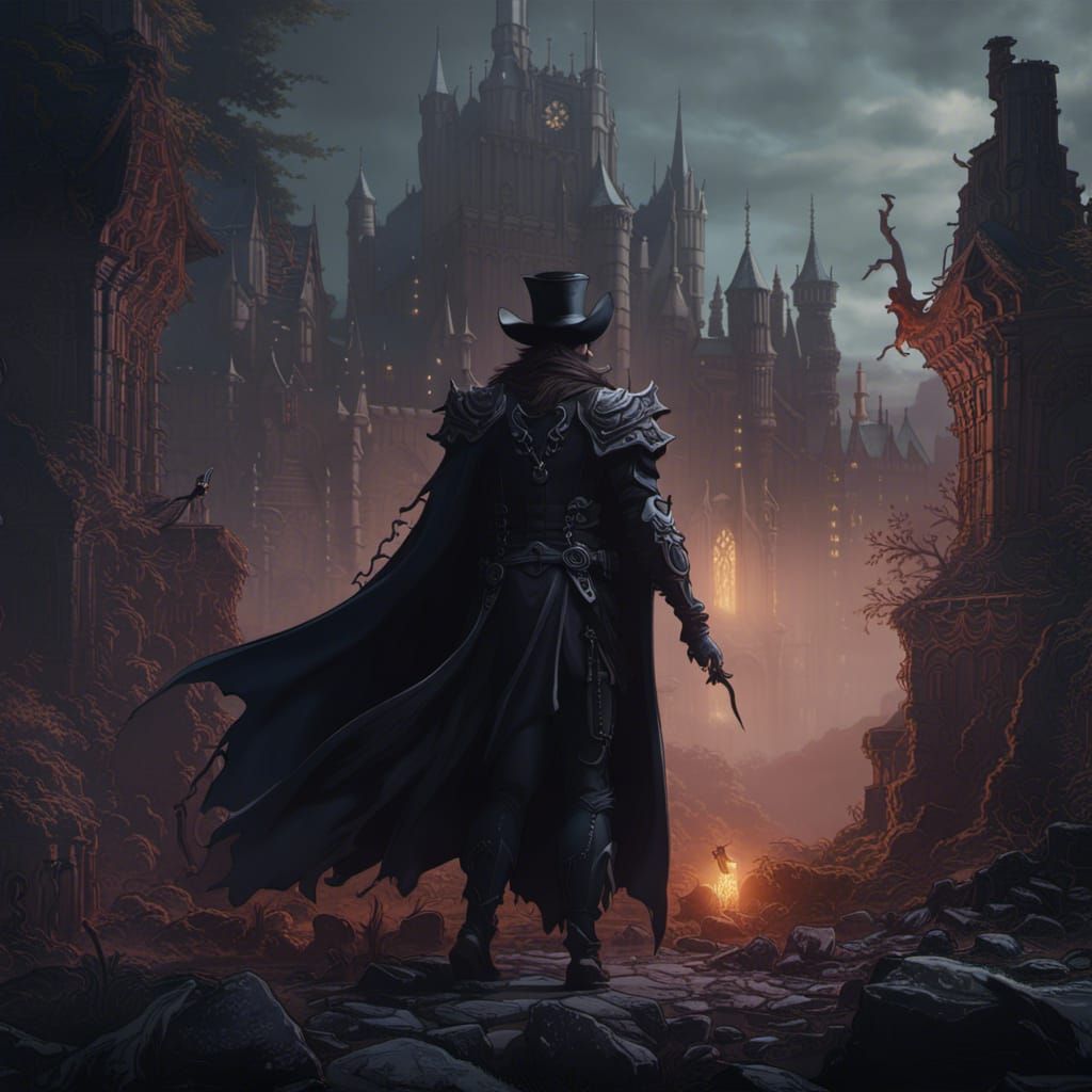 Vampire Hunter D Concept Art in Unreal Engine