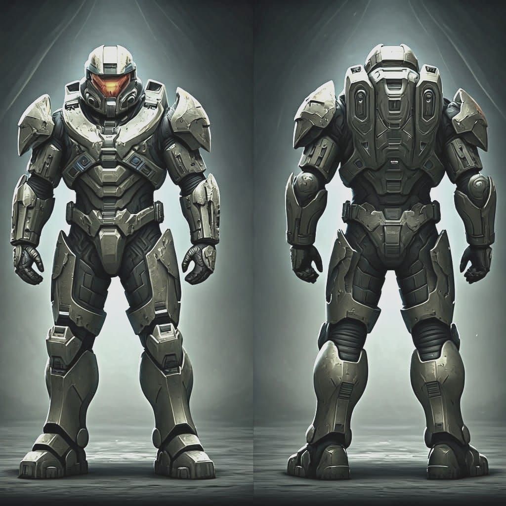 Halo Wars and Space Marine Armor Fusion Concept Art