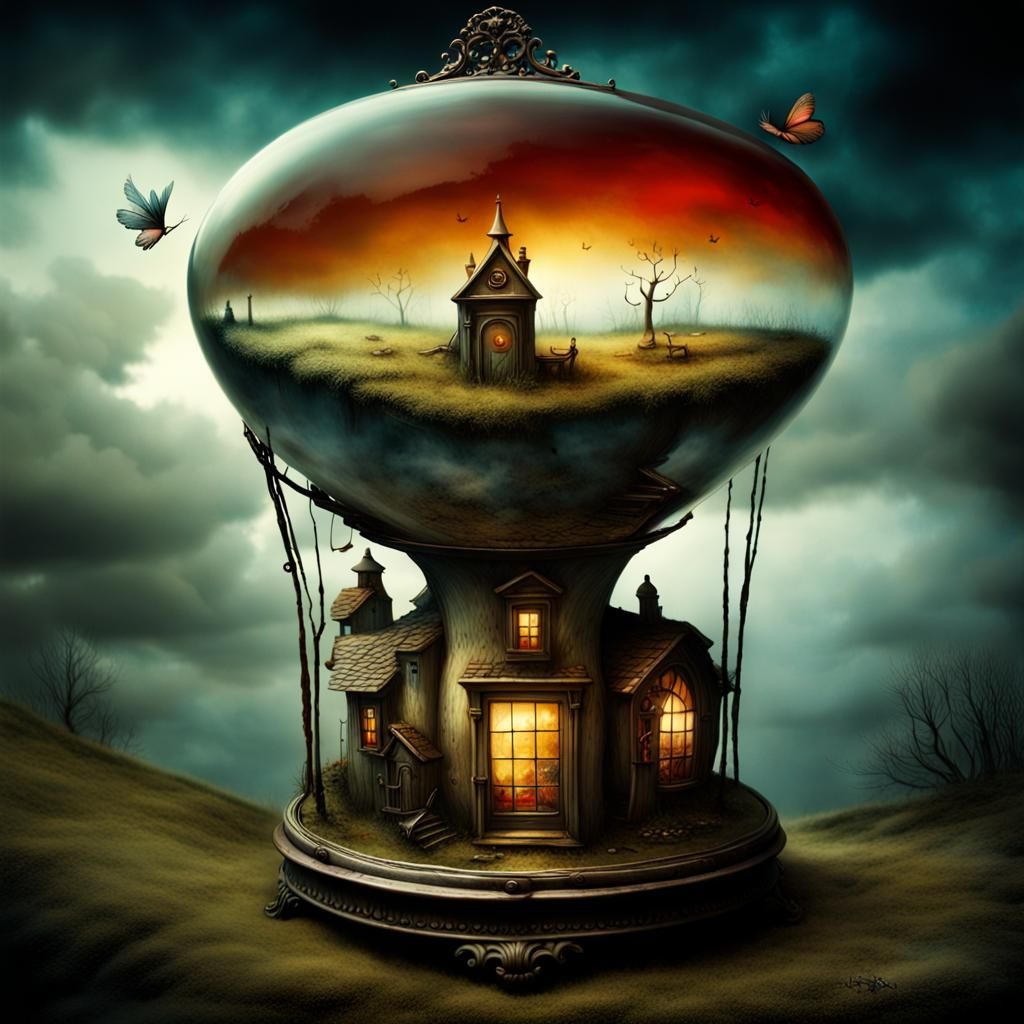 Magical Artifact Bending Reality in Detailed Rendering