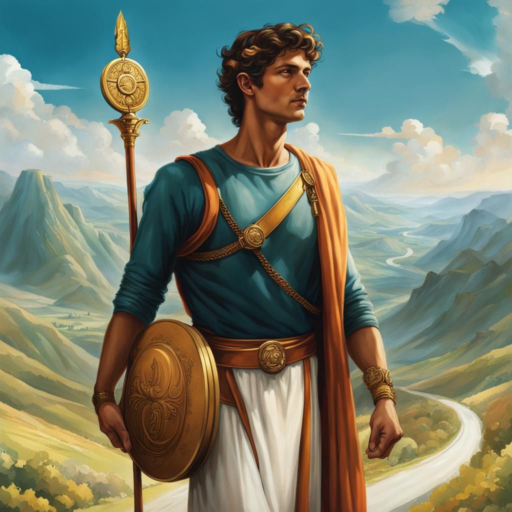 Hermes: God of Travelers in Old Money Style