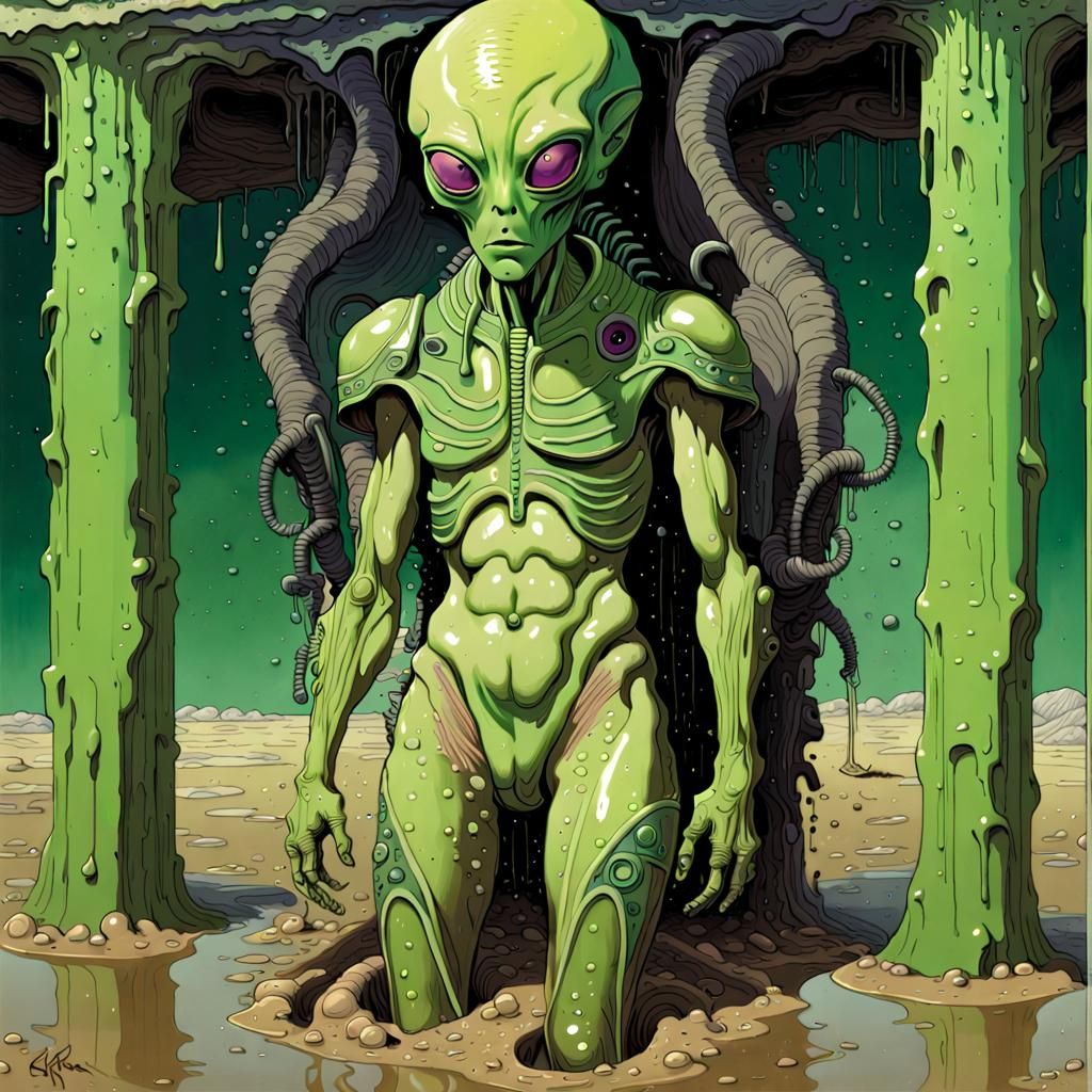 Trapped in the Depths: Androx's Perilous Encounter with Quicksand on Regula 9