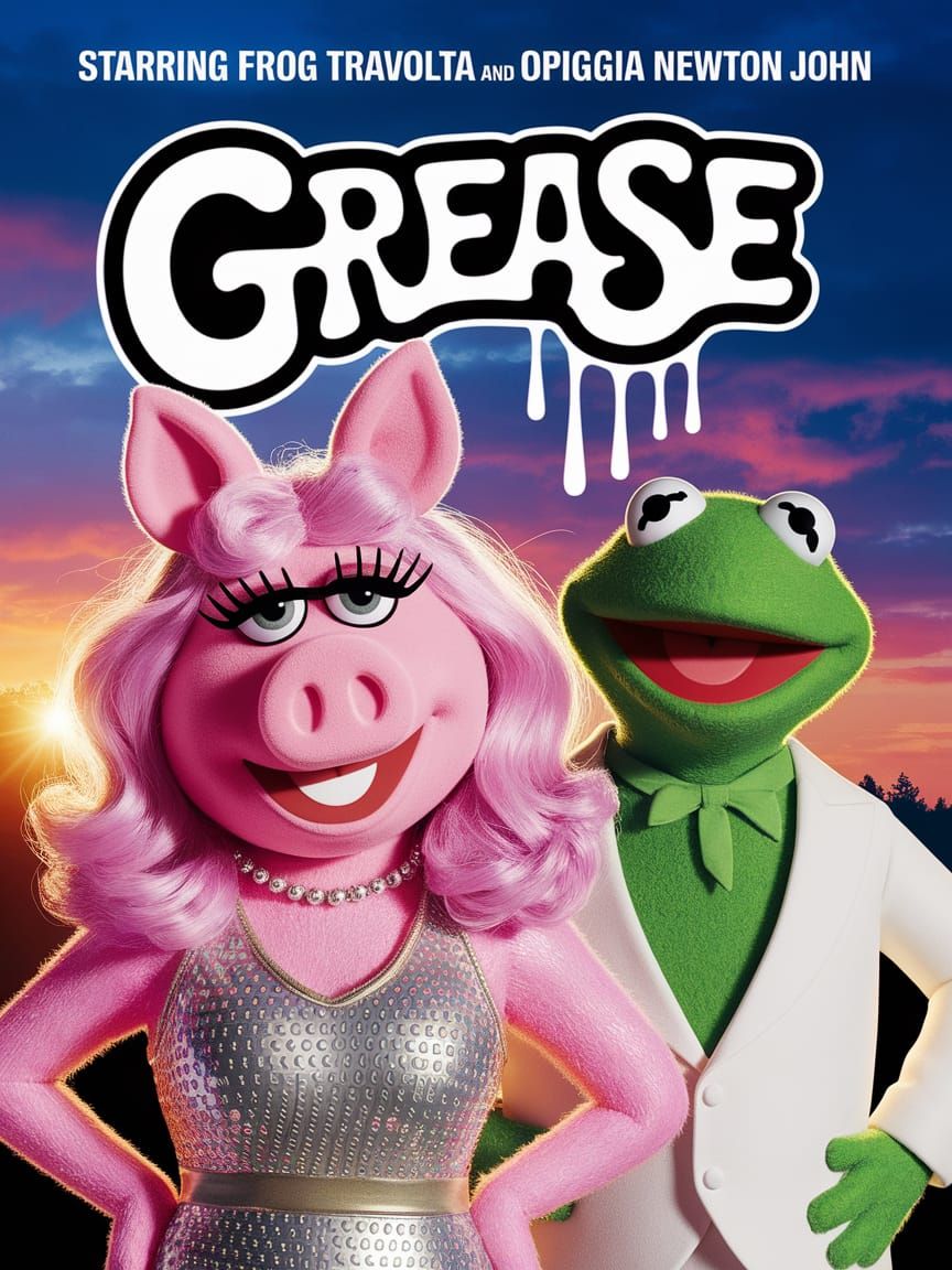 Miss Piggy and Kermit Star in Grease Reimagining