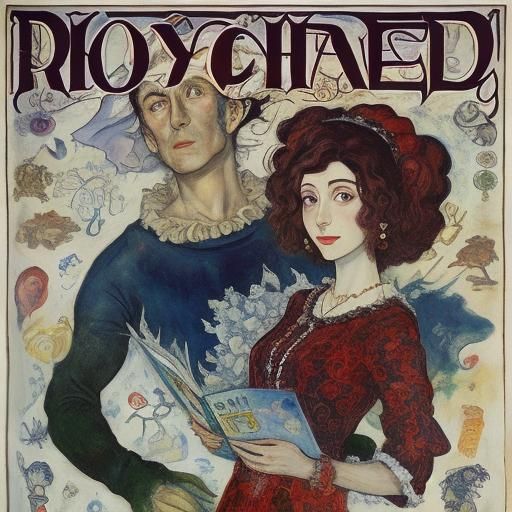 Scylla and Charybdis Cover in Expressionist Style