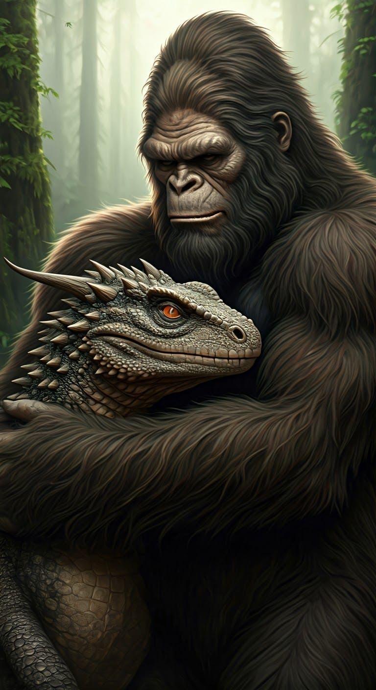Bigfoot and Chupacabra: A Heartwarming Wildlife Moment