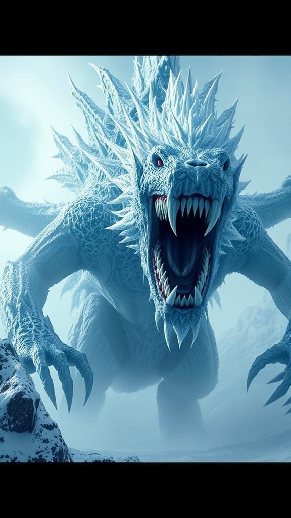 Eldritch Frost Giant Emerges from the Mist