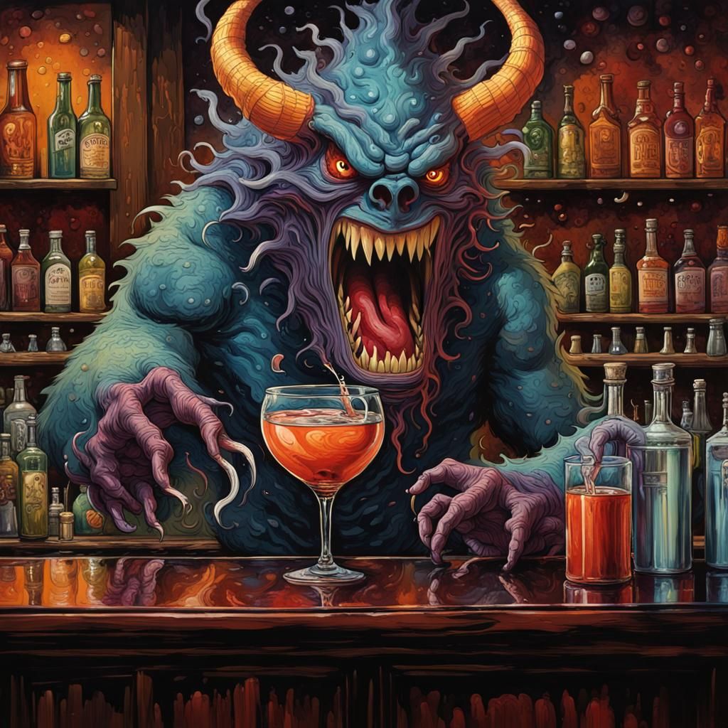 "Too many drinks are not good for you!"