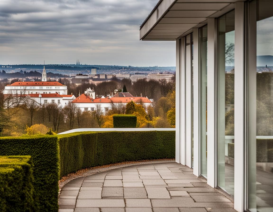 Villa Tugendhat Garden View: Professional Photography