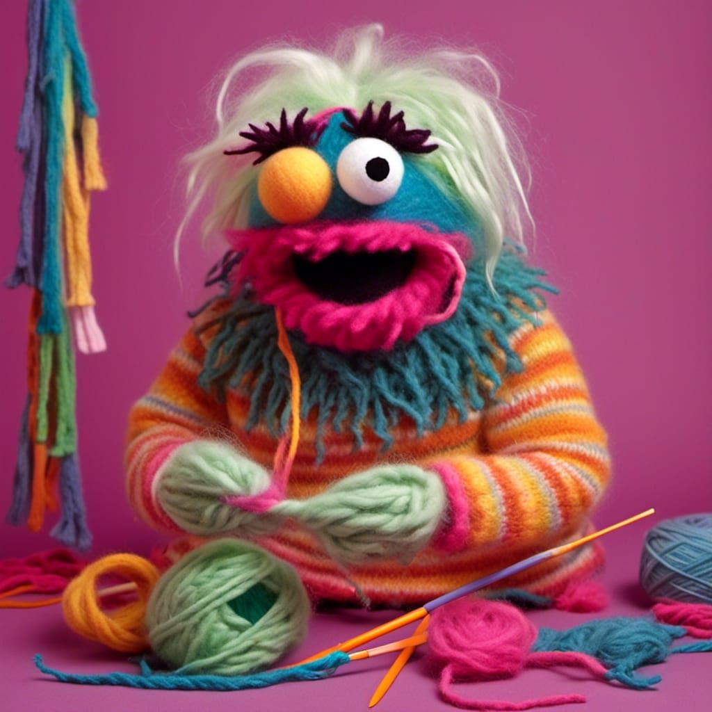 Yarn Monster Knitting: Pop Surrealism in Fiber