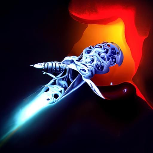 Demonic Grenade Exploding: Digital Art in Cinema 4D