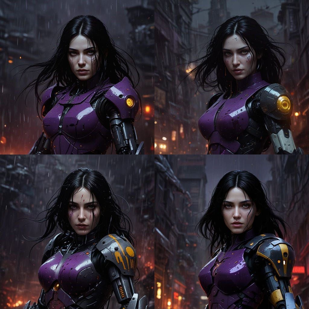 Dark Fantasy Robot Concept Art in Hyperdetailed 8K