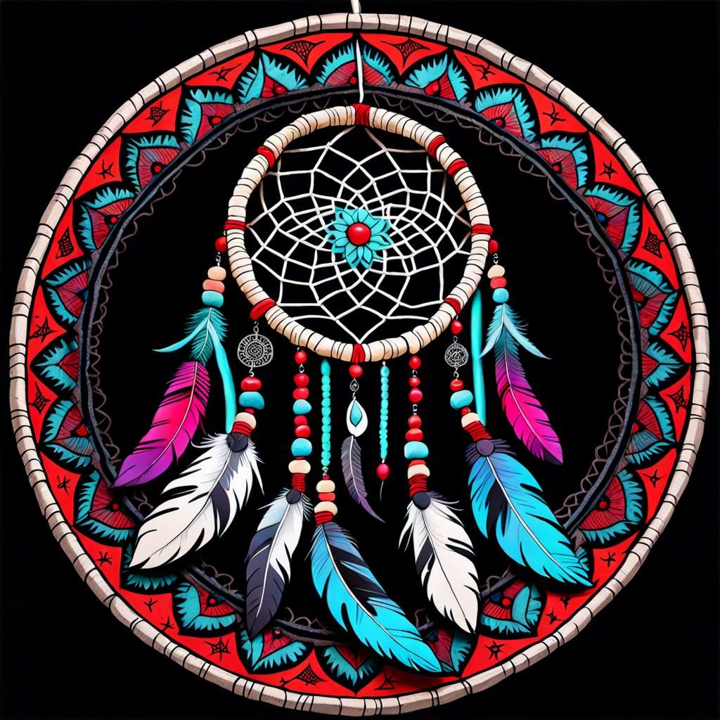 Emo Goth Dreamcatcher: A Maximalist Fusion