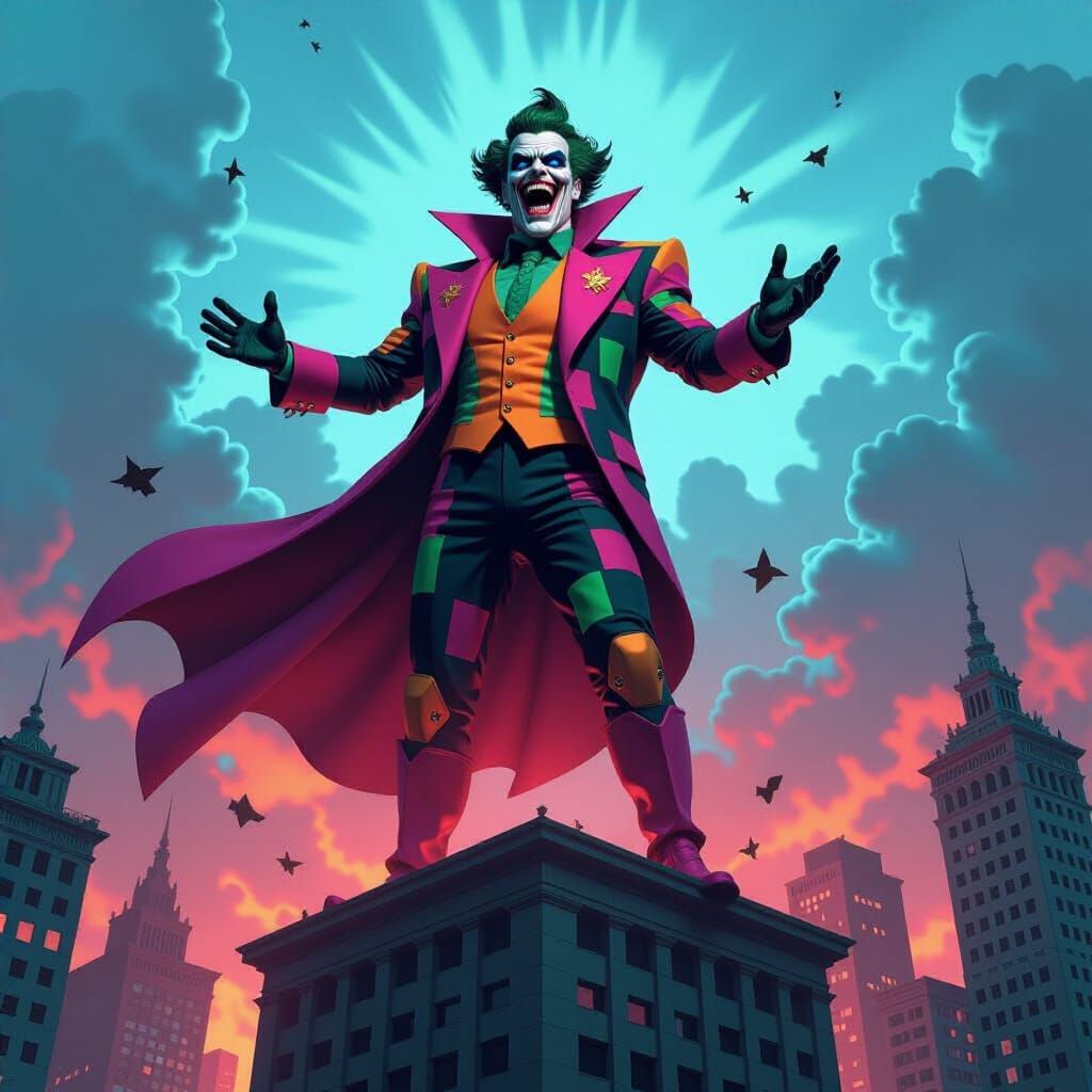 Dr. Disruption: Sonic Chaos Unleashed as Matte Painting