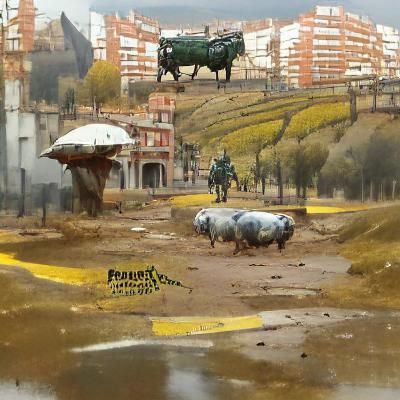 Fallout 4 Inspired Pamplona Concept Art