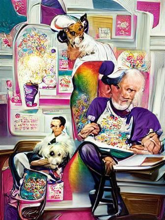 Colorful Americana in Rockwell and Frank Style