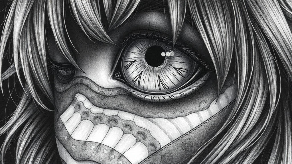 Hyperdetailed Charcoal Drawing of Rdk, 245 Aured