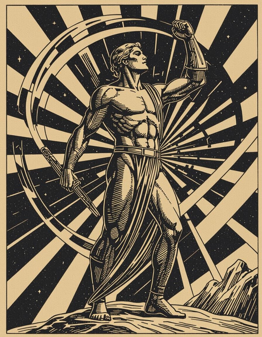 Energy Vampire Retreat in Classic Illustration Style