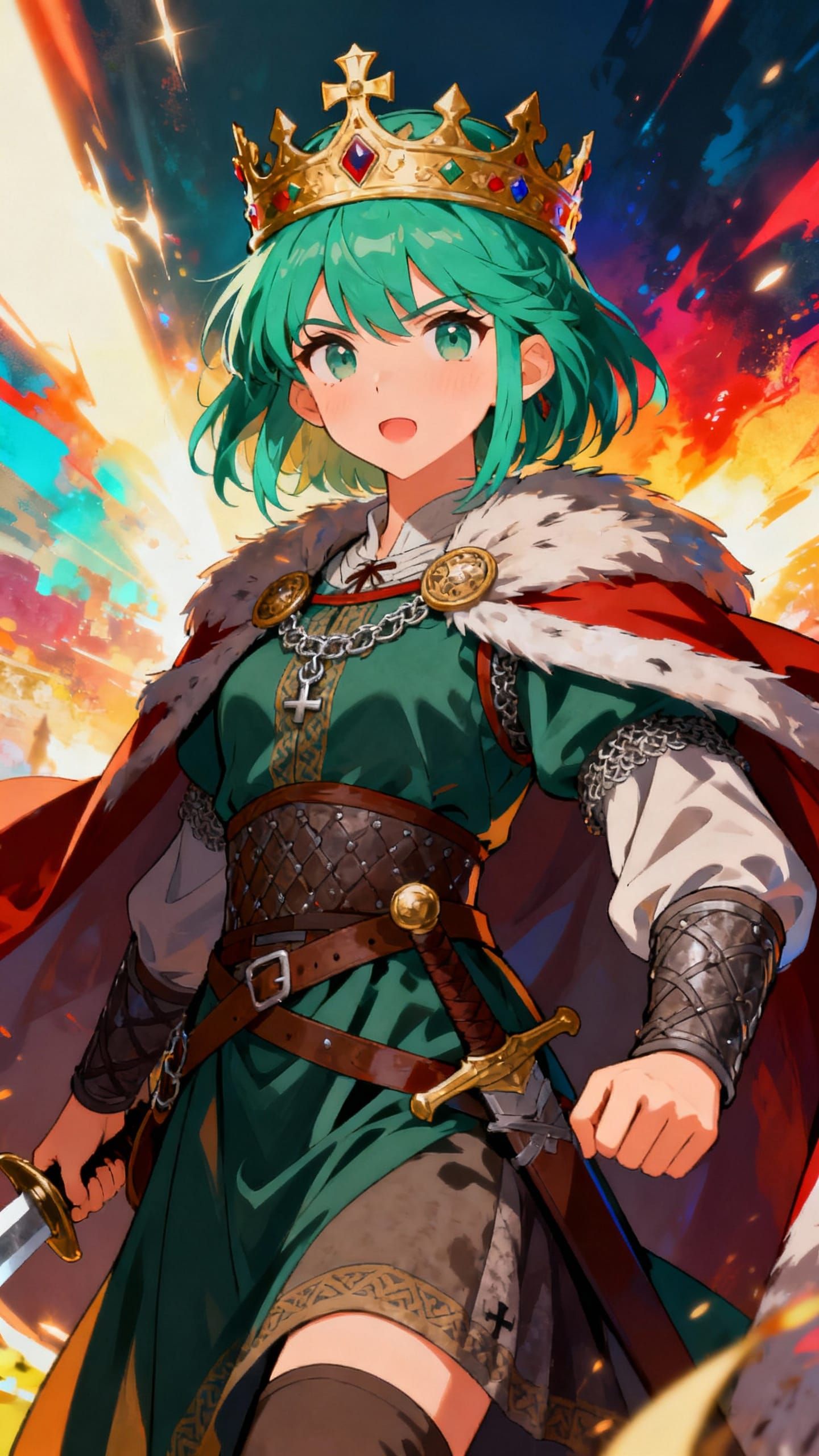 Anime King Wulfhere as a Young Girl