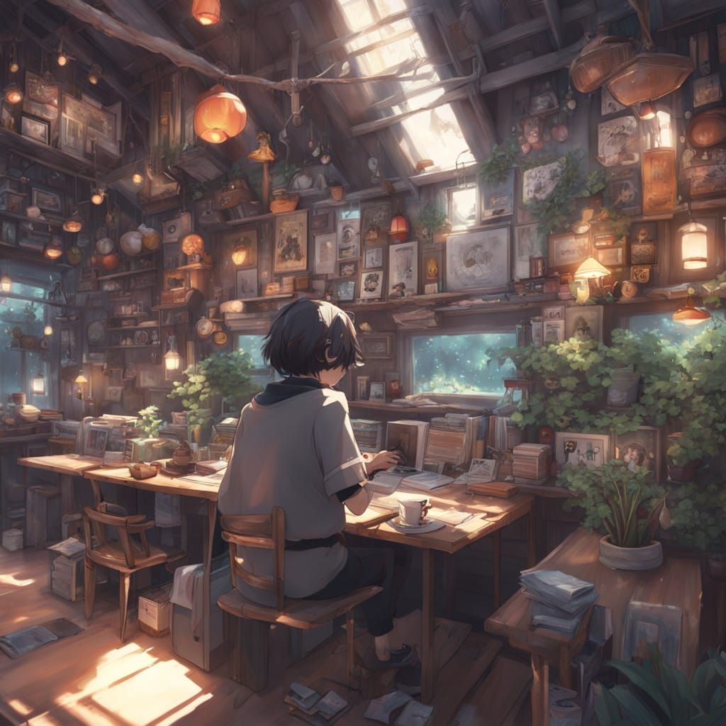 Ethereal 3D Anime Concept Art in Ultrafine Detail