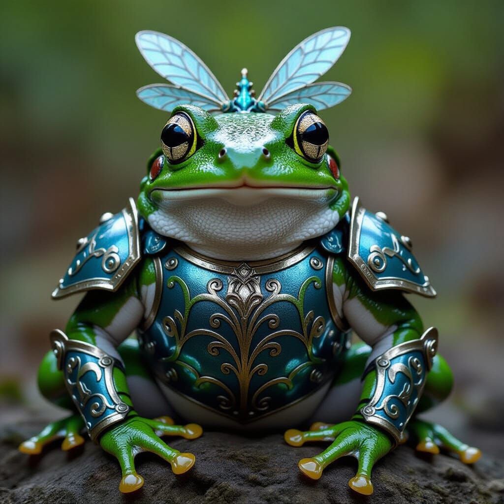 Frogknight in Ornate Fantasy Armor