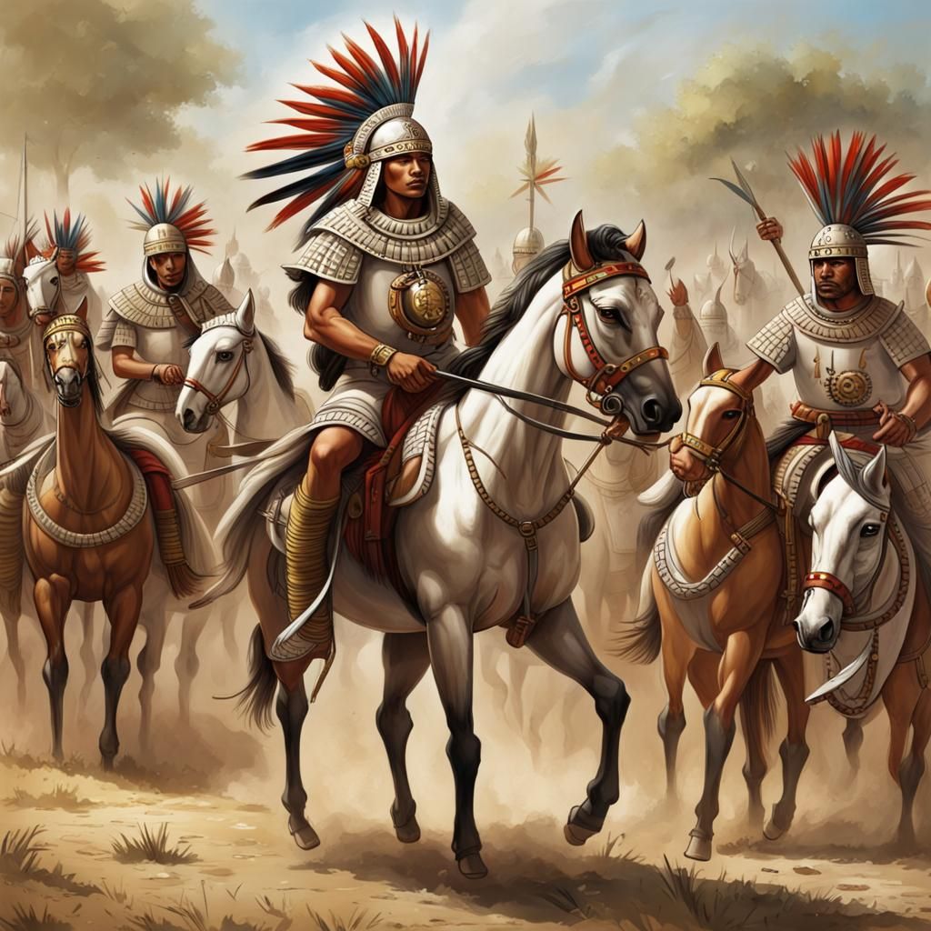 Aztec Light Cavalry in Medieval Age