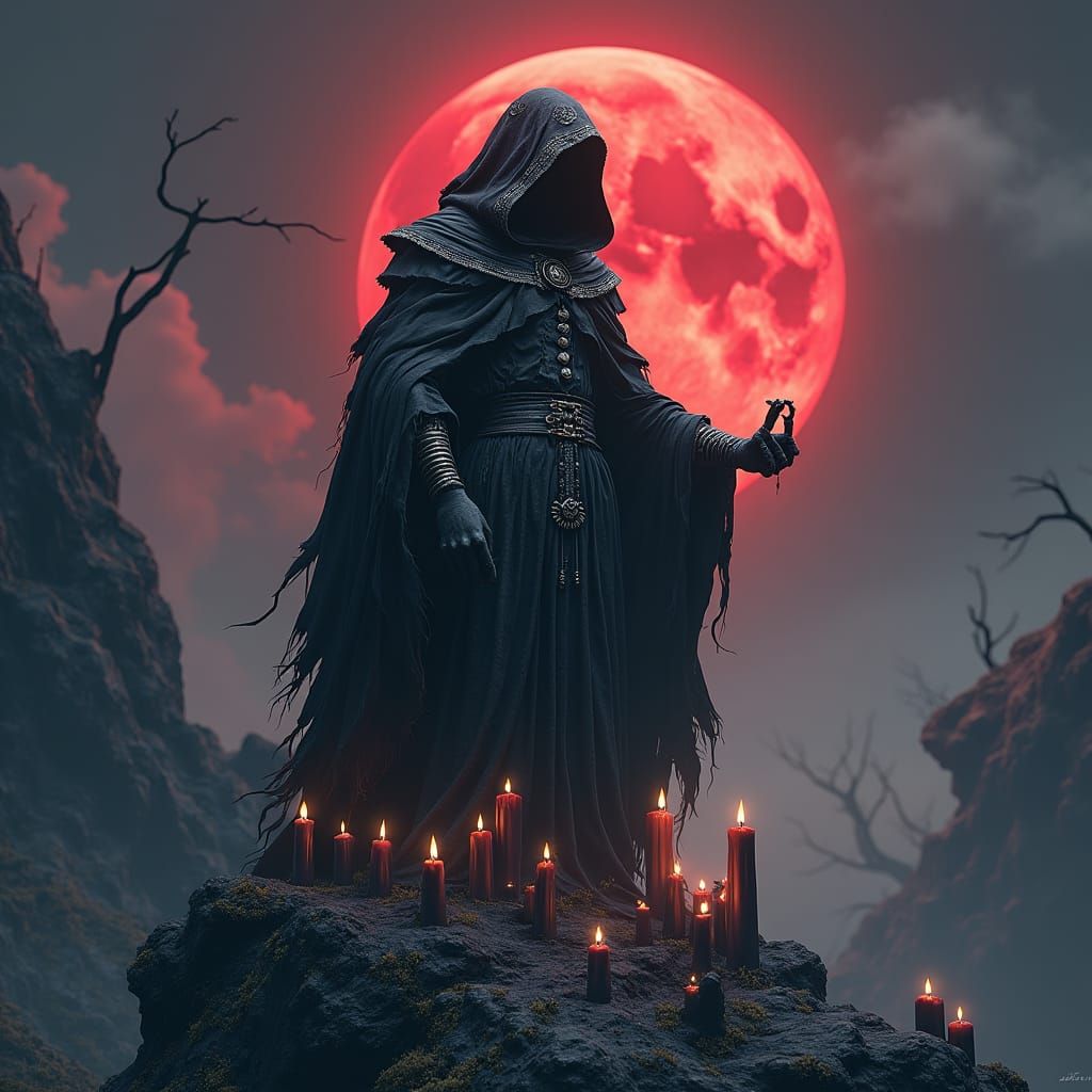 Towering Death Reaper on Mystical Mountain