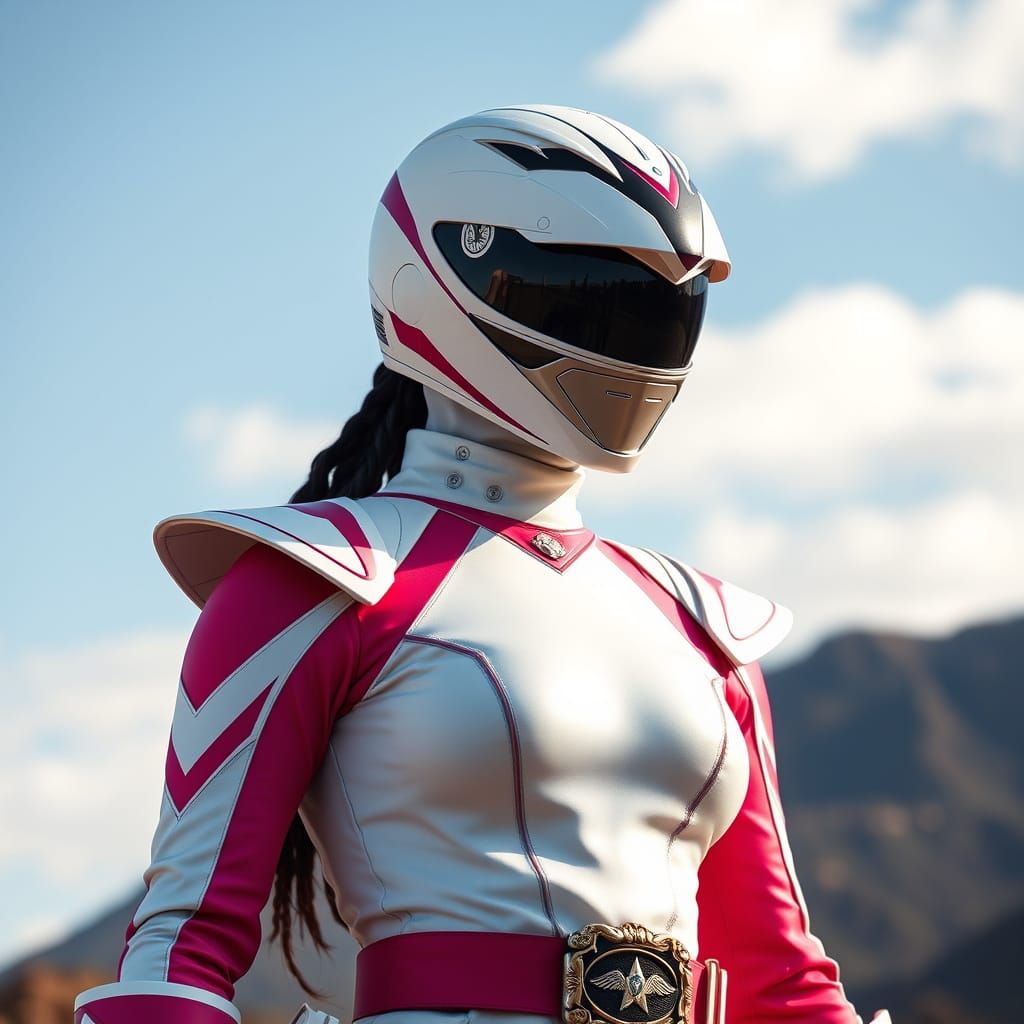 Female Power Ranger in white