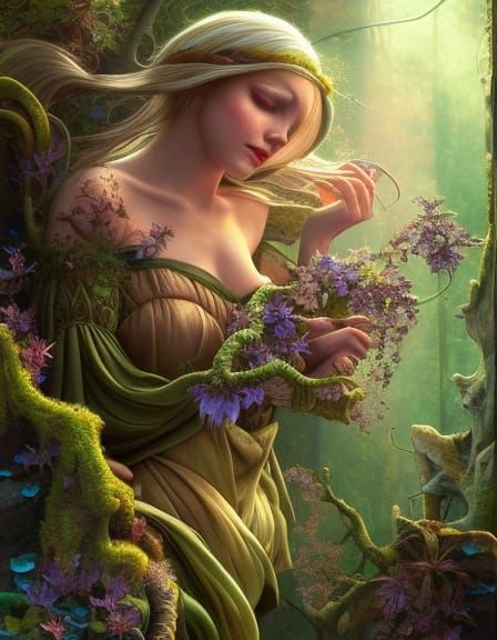 Robin Keeping Watch as Fantasy Art