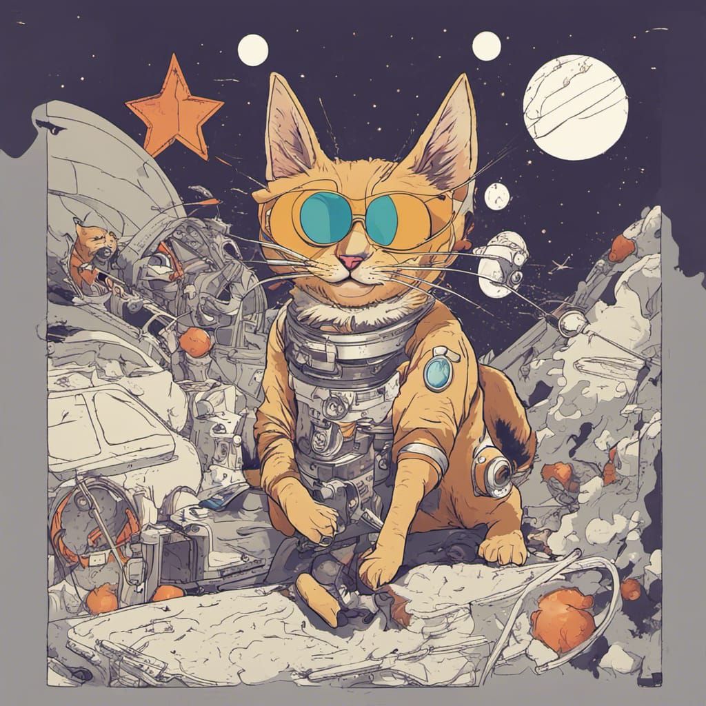 Dj'Plumix de la Planet COSMOCAT