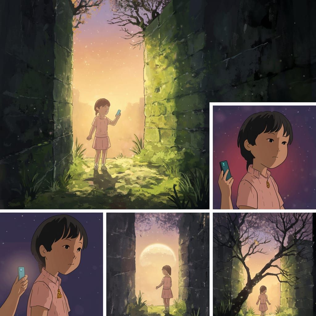 A six-panel digital comic titled "Le Mur aux Murmures"