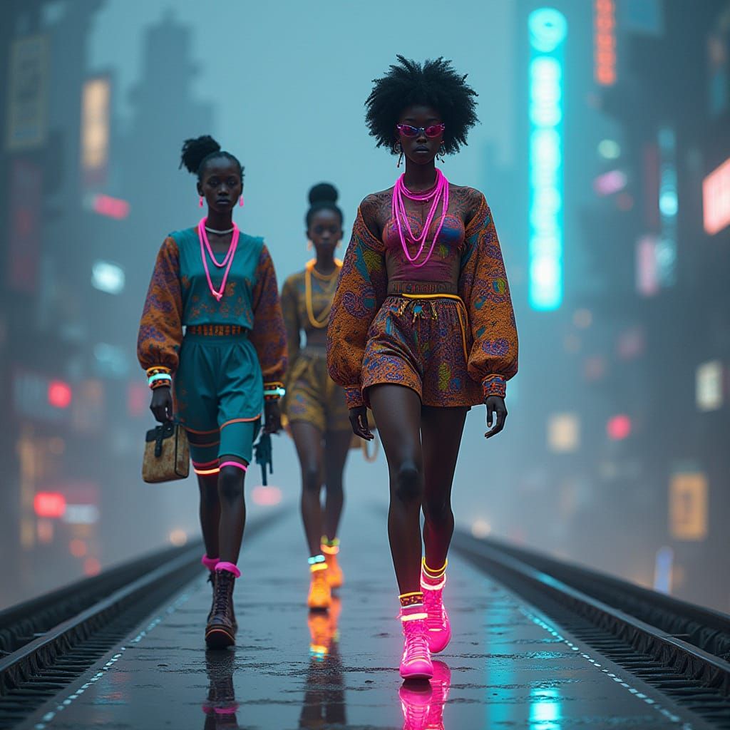 Cyberpunk Afrofuturism: Streetwear Fashion Show