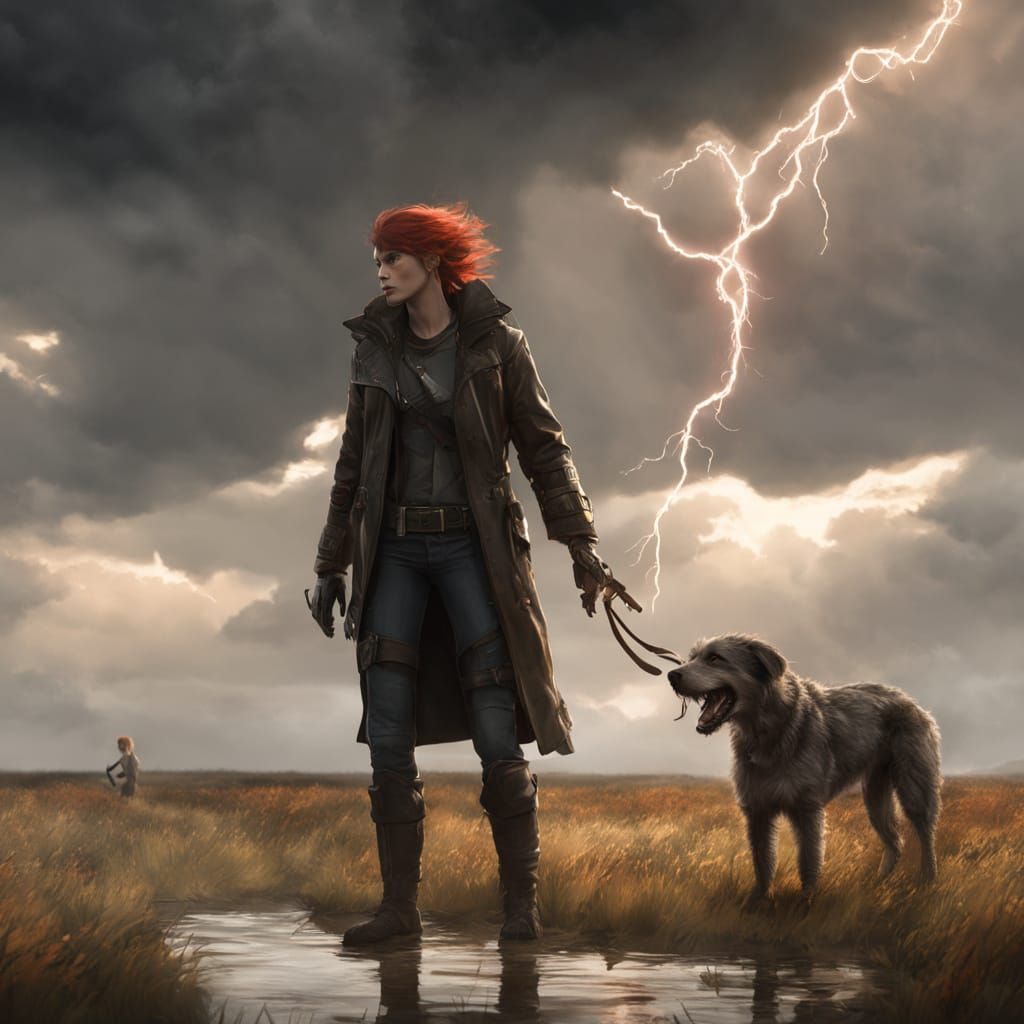 Stormchaser and Wolfhound in Dramatic Weather