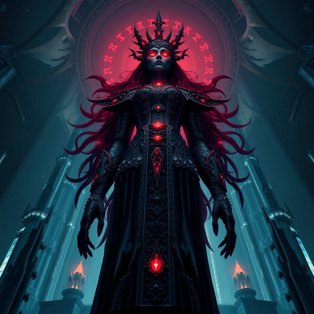 Dark Queen Presides Over Crystal Citadel