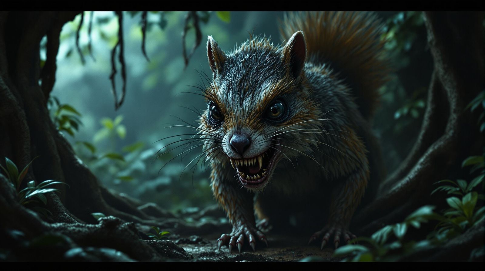 Surreal Jungle Beast Portrait