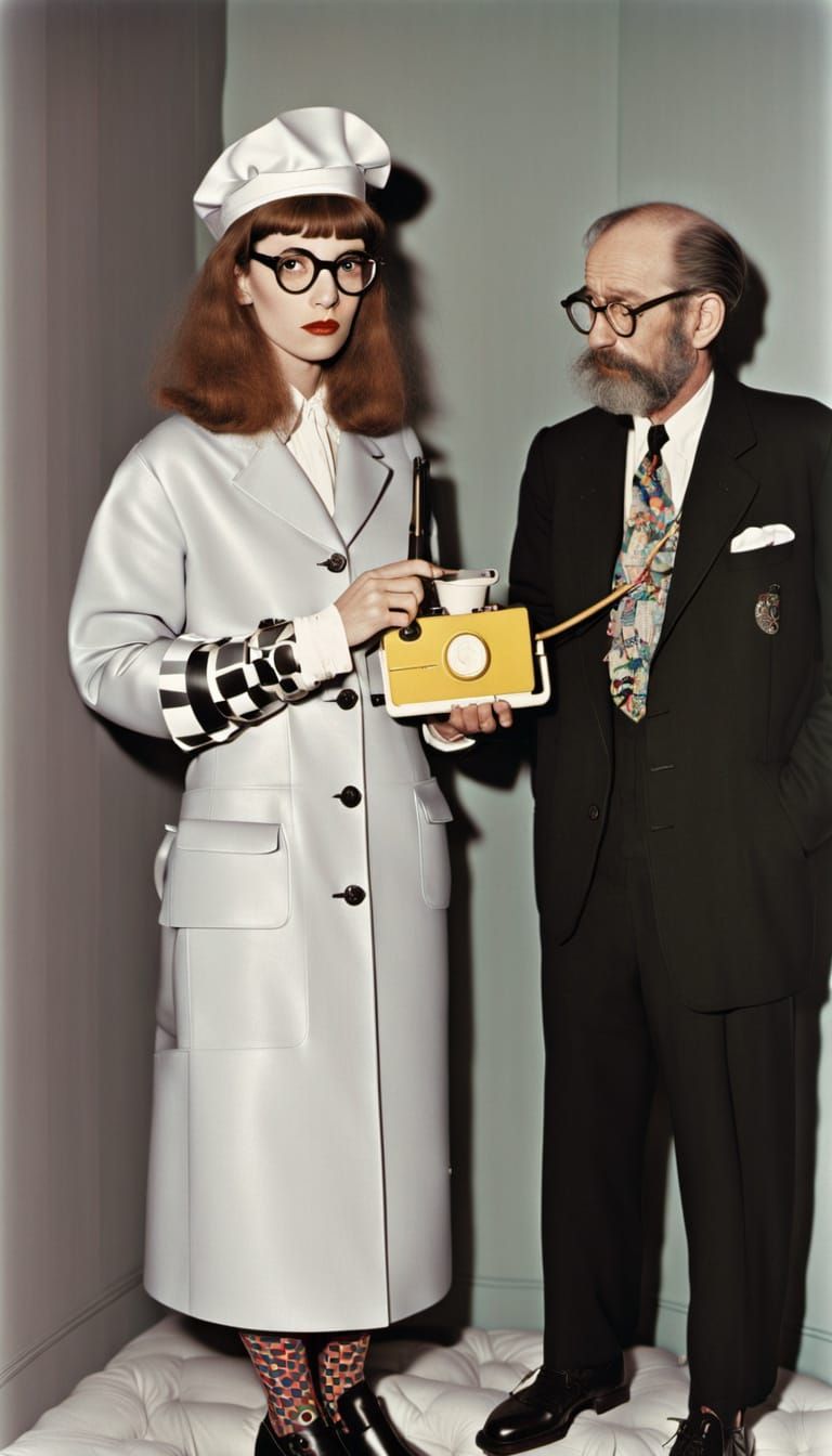 Performance Art Installation at The Tate: Op Art & Defibrill...