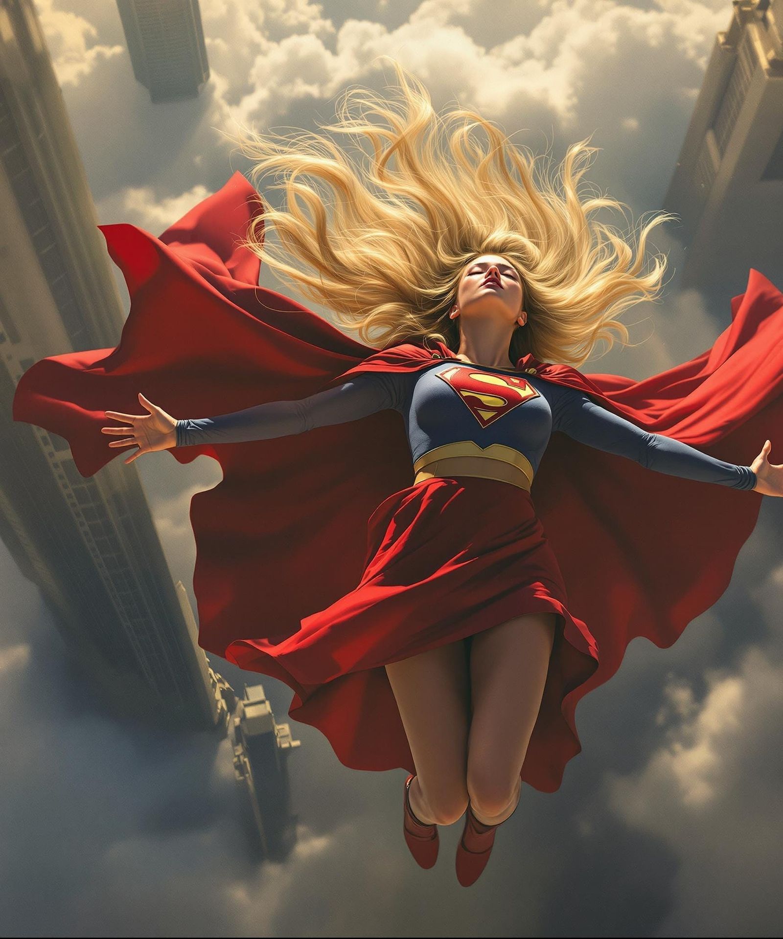 Supergirl Freefall: Cinematic Realism in Sky