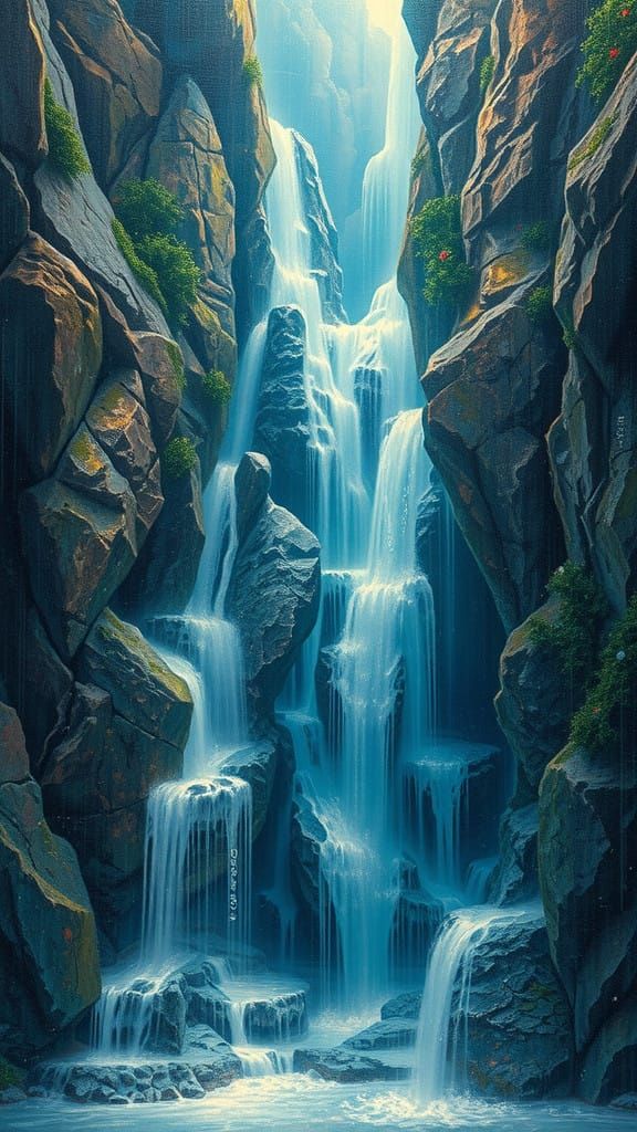 Impasto Surrealist Dreamscapes of Humans in Serendipitous St...