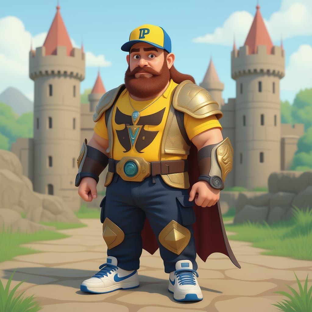 Nerdy Dungeon Master Dad in Indiana Pacers Hat