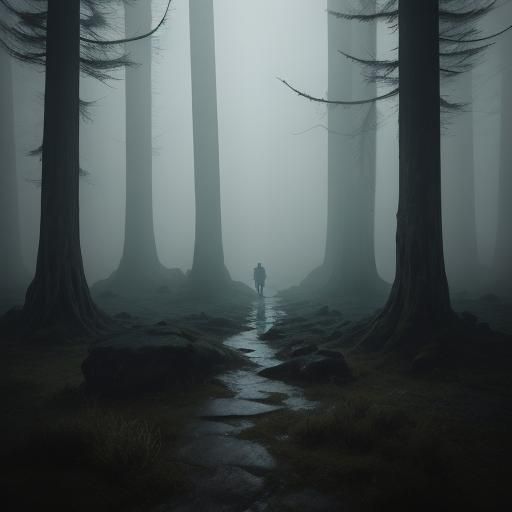 Eerie Caves Explorer: Gritty Cinematic Film Still