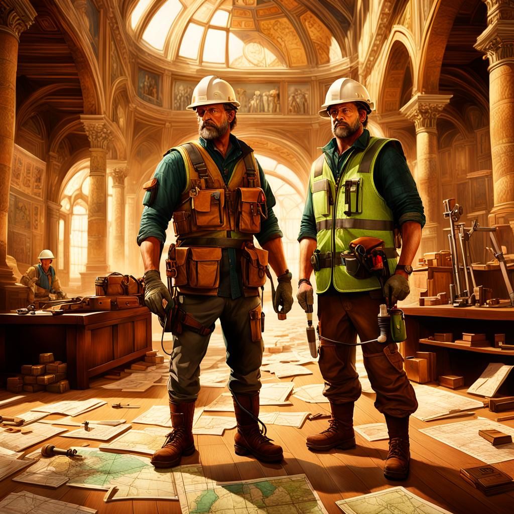 Renaissance Hall: Geologists at Work