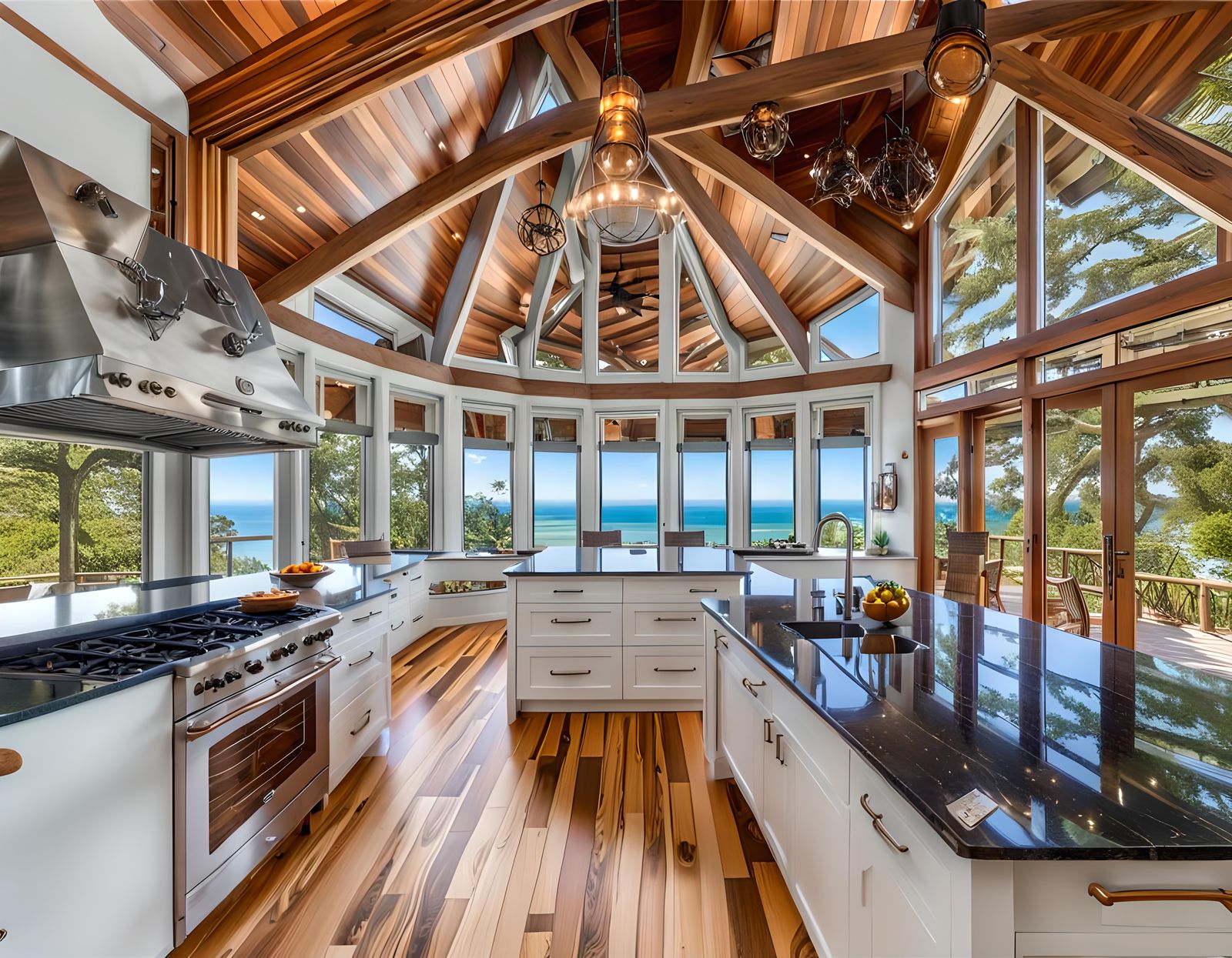 Art Deco Farmhouse Kitchen with Steampunk Influence