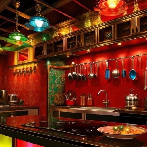 Abstract Still Life: Kitchenware in Steel and Copper