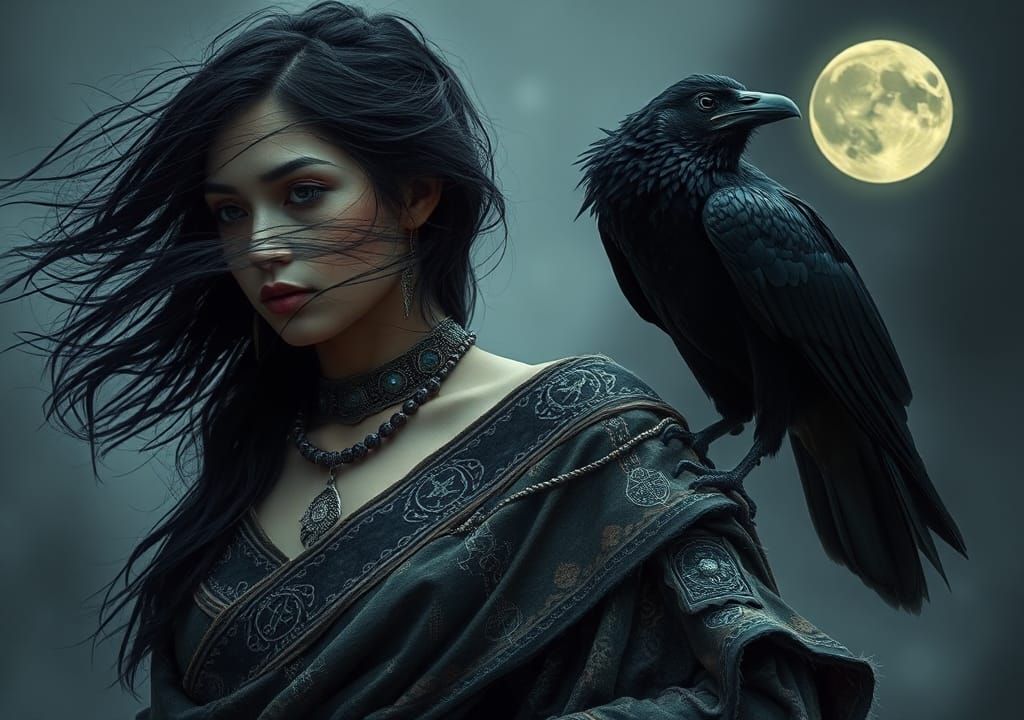 A Mage with Her Familiar