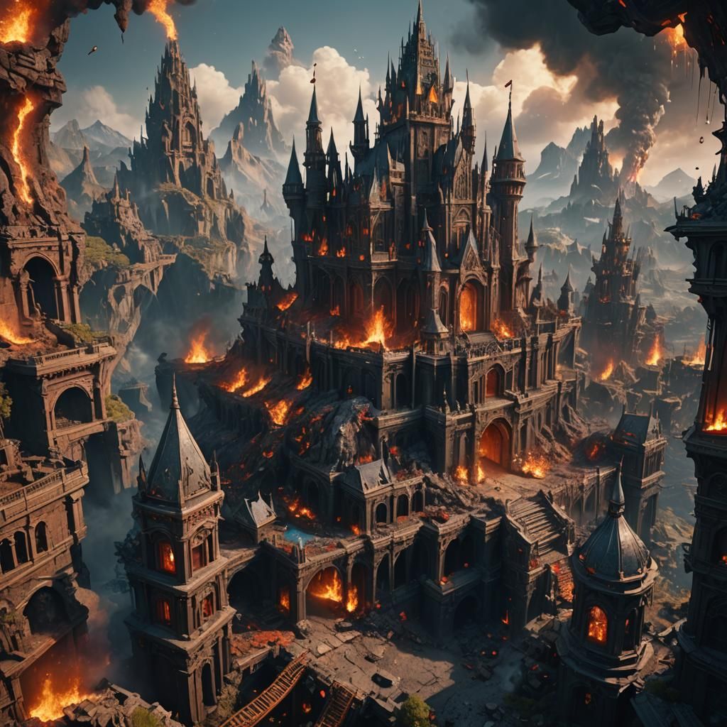 Fantastical Controlled Demolition in Deep Color