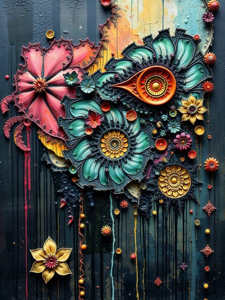 Drippy Fractal Assemblage