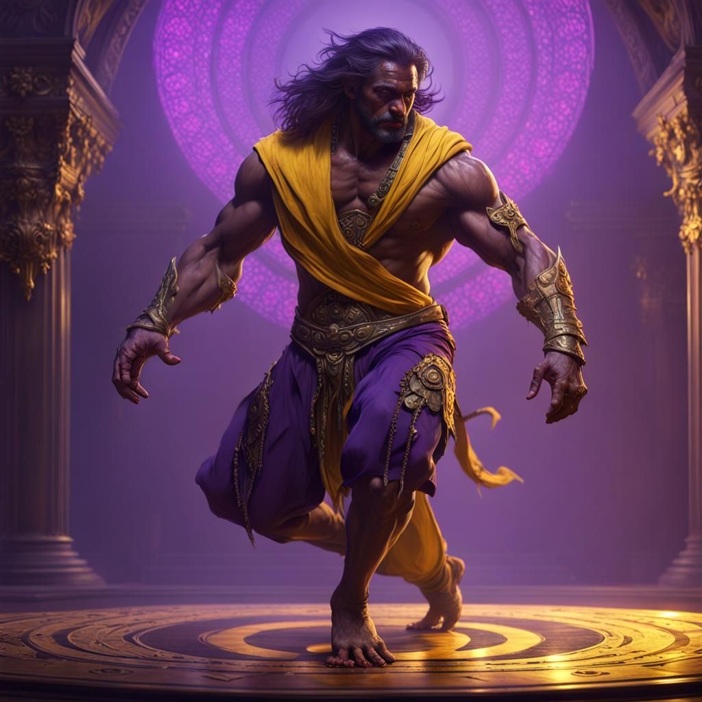 Goliath Dancer in Dark Fantasy Concept Art