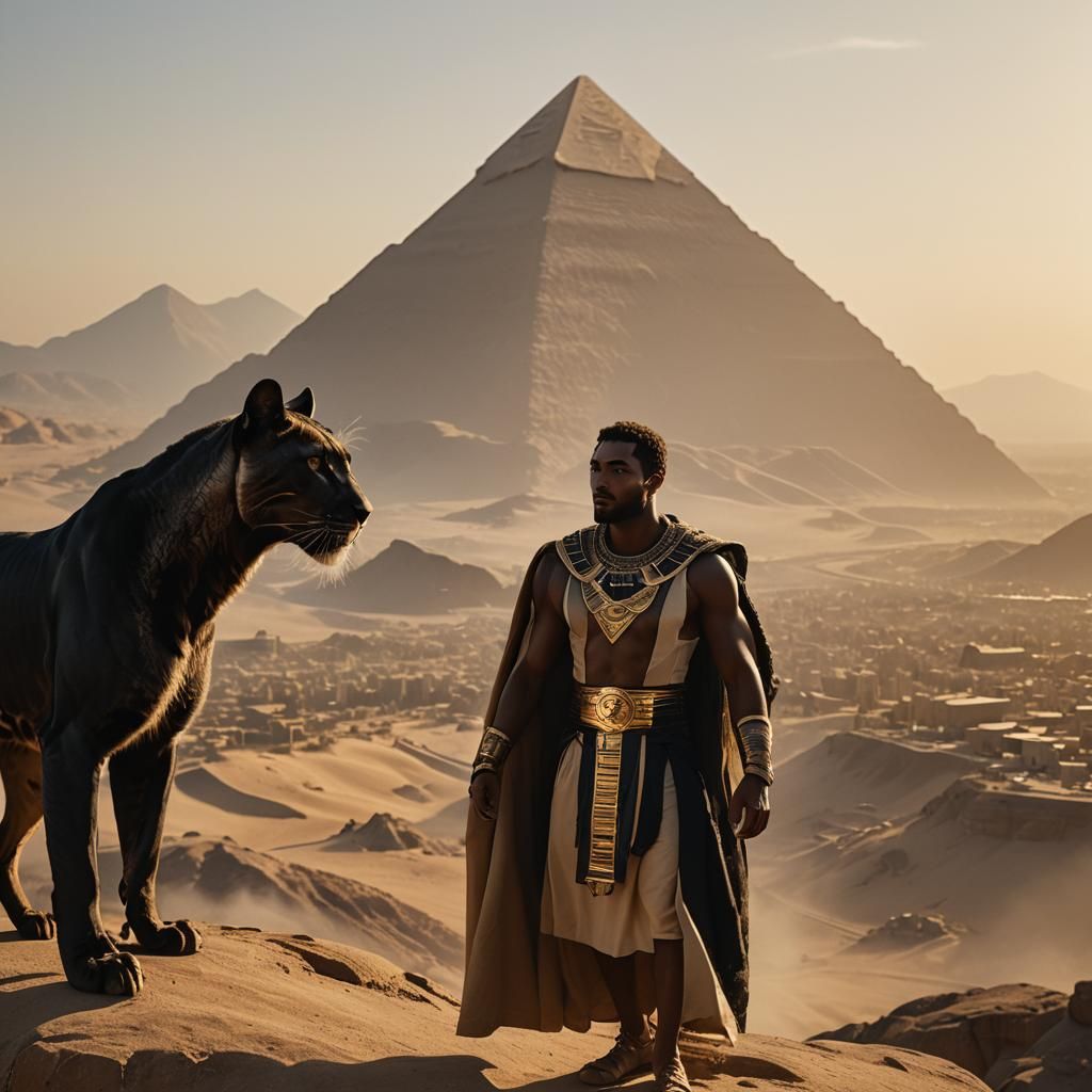 Pharaoh and Panther Summit: Ancient Egypt Film Still