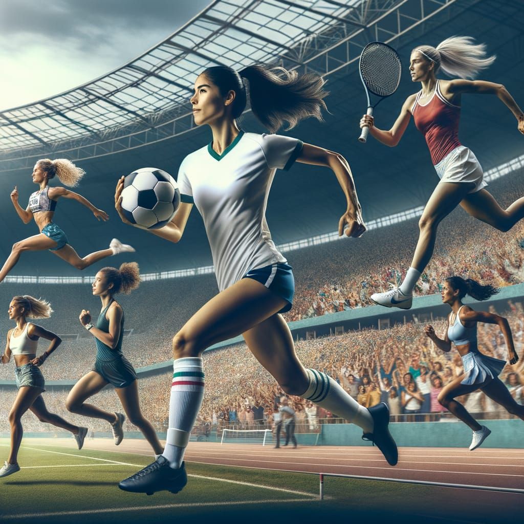 Diverse Women Athletes Shine in Global Sports Event