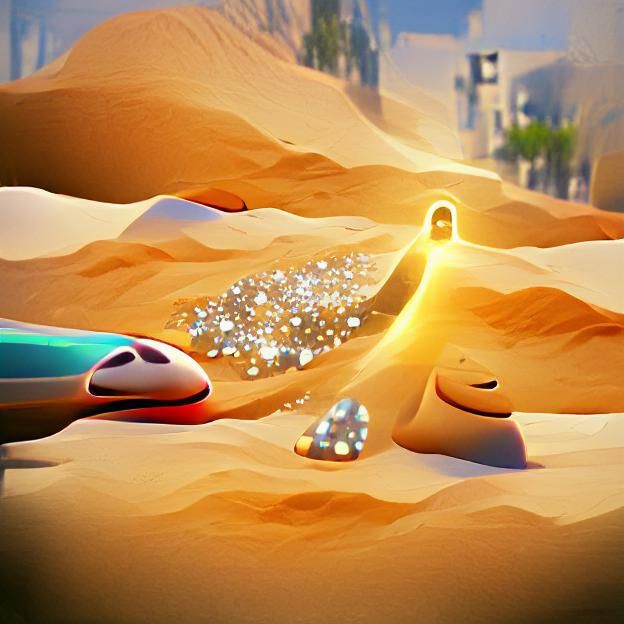 Shimmering Sands: A Journey Through Light